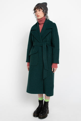 Petrol wrap coat