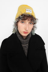 Yellow classic beanie