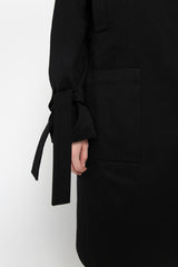 Black Oversized Trench Coat