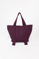 Aubergine quilted bag