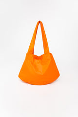 Orange half moon bag