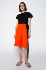 Tangerine bermuda shorts
