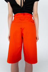 Tangerine bermuda shorts