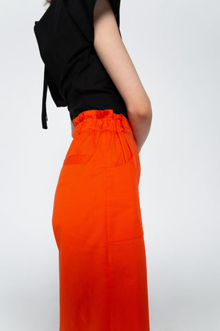 Tangerine bermuda shorts