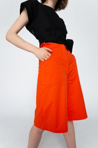 Tangerine bermuda shorts