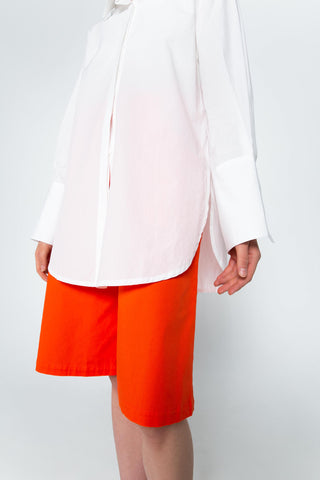 Relaxed crisp cotton shirt