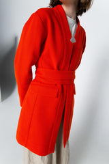 Red kimono jacket