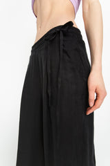 Black relaxed trousers