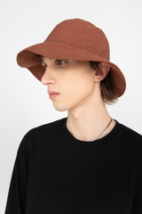 Brown bucket hat