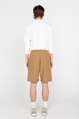 Brown cargo shorts