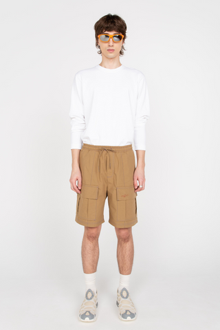 Brown cargo shorts