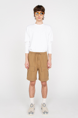 Brown cargo shorts