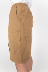 Brown cargo shorts
