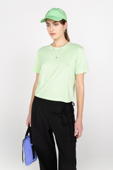 Green cropped T-shirt