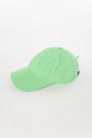 Green nylon dad cap