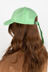 Green nylon dad cap