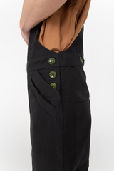 Black dungarees