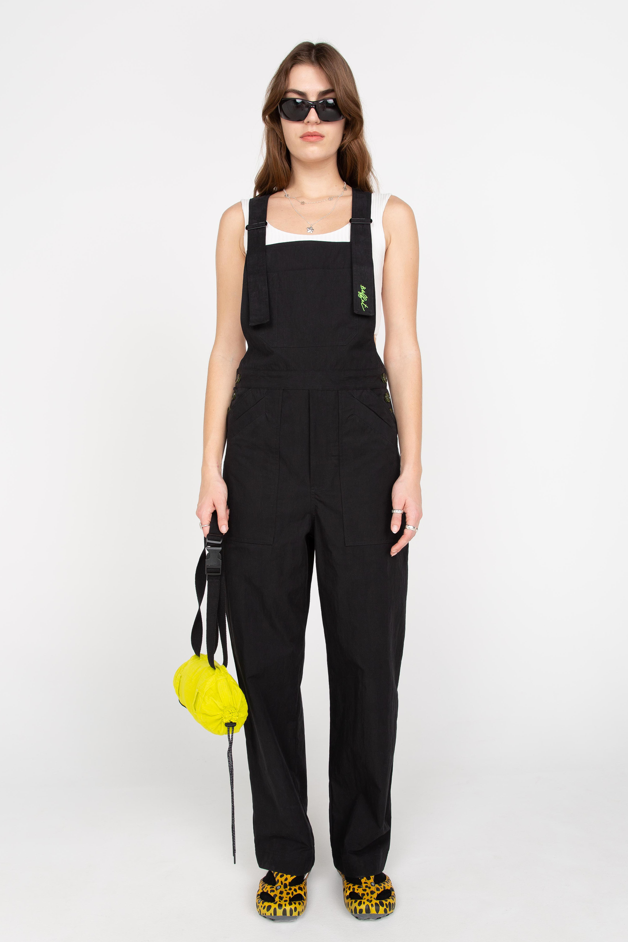 Black dungarees