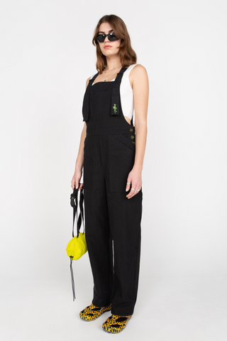 Black dungarees