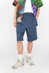 Faded blue baggy shorts