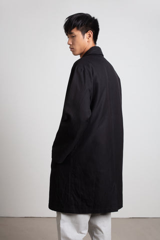 Black cotton coat