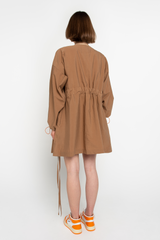 Brown kimono jacket