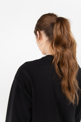 Black long-sleeve T-shirt