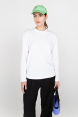 White long-sleeve T-shirt