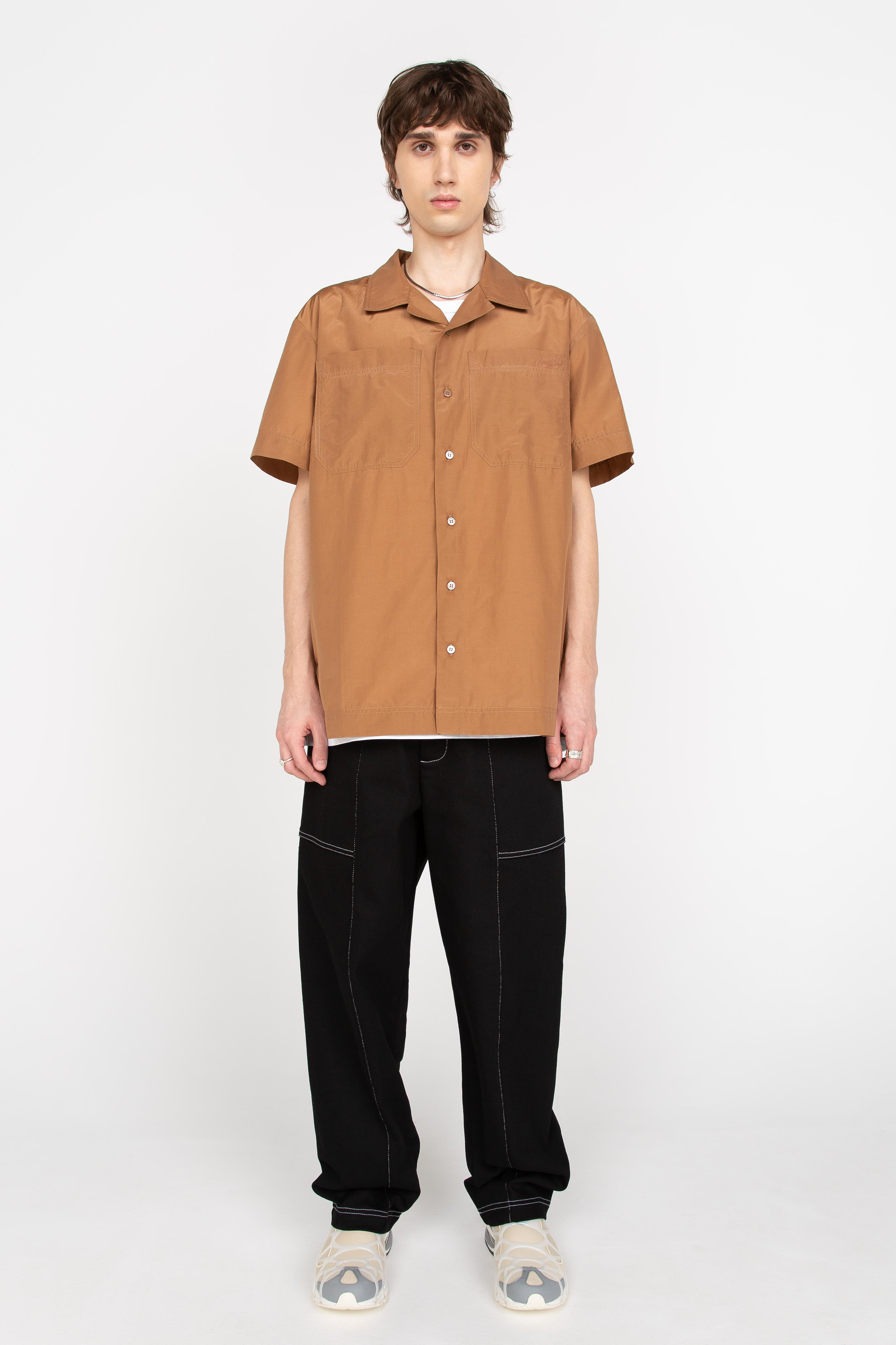 Brown unisex shirt