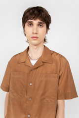 Brown unisex shirt