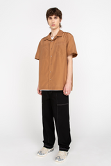 Brown unisex shirt