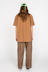 Brown unisex shirt