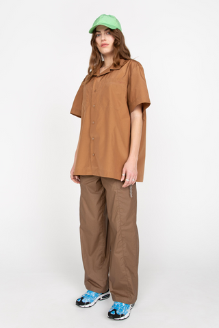 Brown unisex shirt